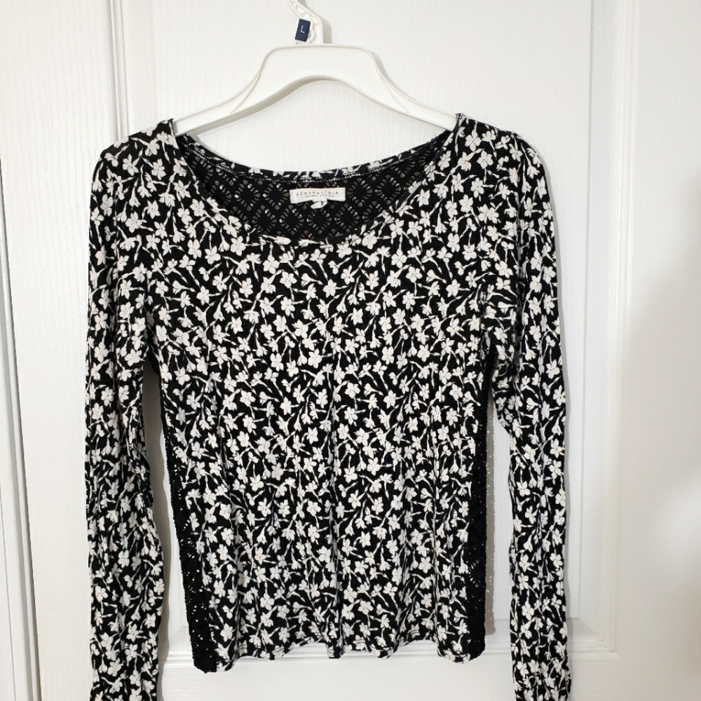 AEROPOSTALE Floral WOMENS TEE